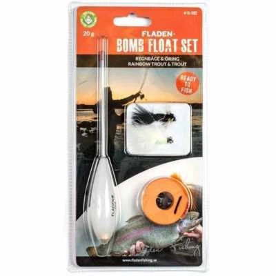 FLADEN Bomb Float Set Trout & Rainbow Trout 20g Spirolino Fliegenfischen Mefo - Bild 1 von 3
