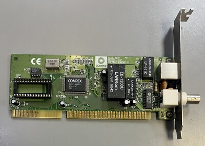RL2000A-PNP READYLINK COMPEX NETWORK INTERFACE ISA BNC RJ45 Ethernet LAN Card