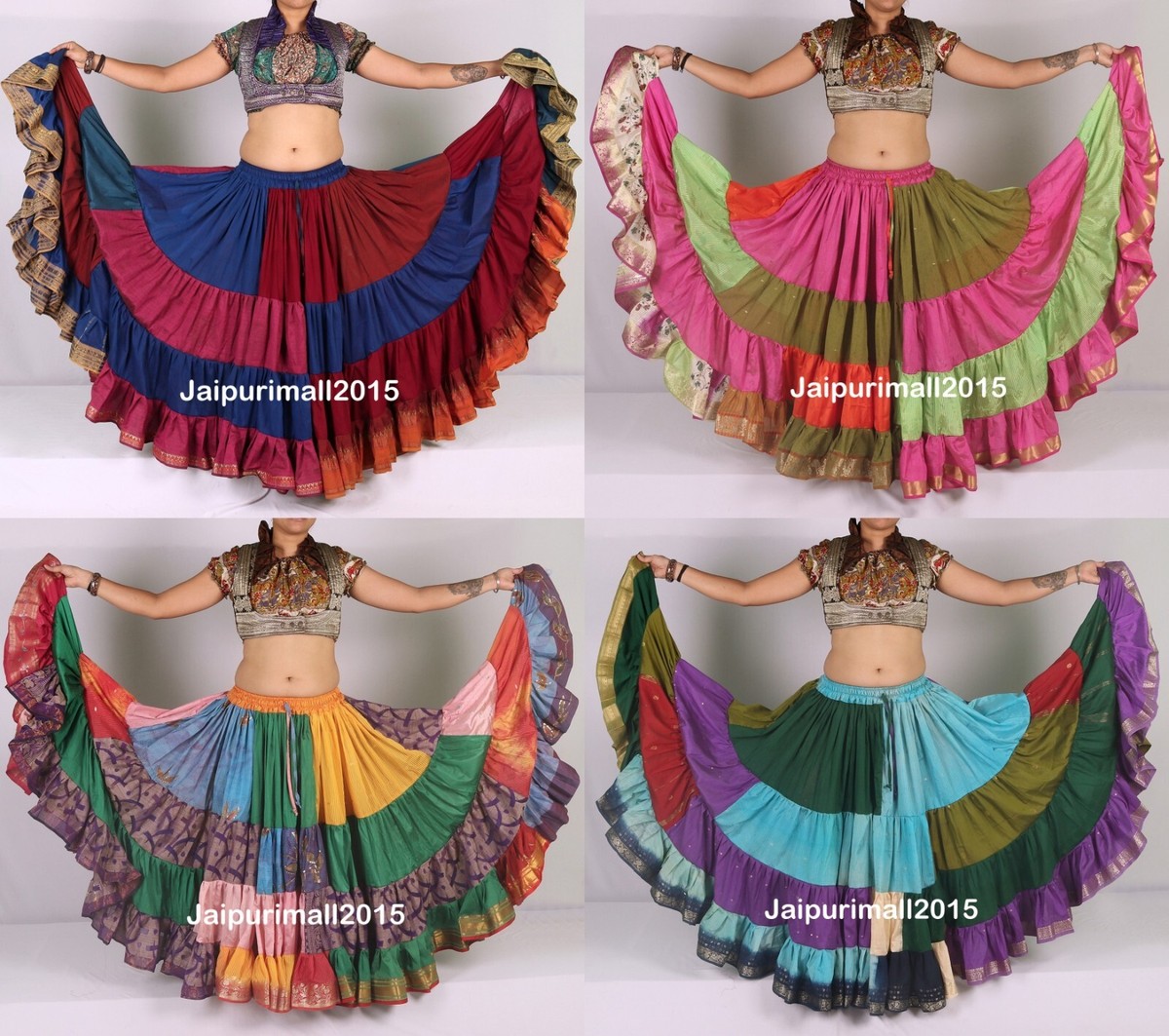Padma Skirt 25 Yard Skirt Tribal Belly Dance Gypsy Renfaire