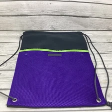 Rodan + Fields Cinch Sac Drawstring Bag Purple Gray 