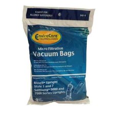 EnviroCare Micro Filtration Vacuum Cleaner Bags to fit Bissell Style 1  7 9pk