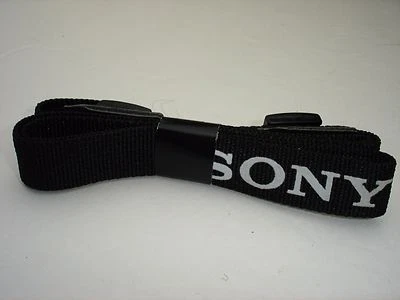 Black SONY camera strap 3/4" Wide New condition #001660
