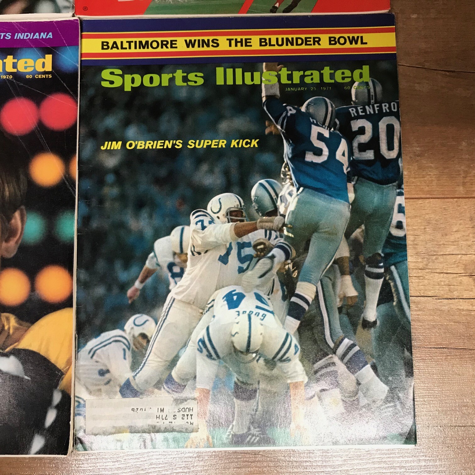 Vintage Sports Illustrated Back Issues Lot 1970 1971 Baseball Football Hockey eBay