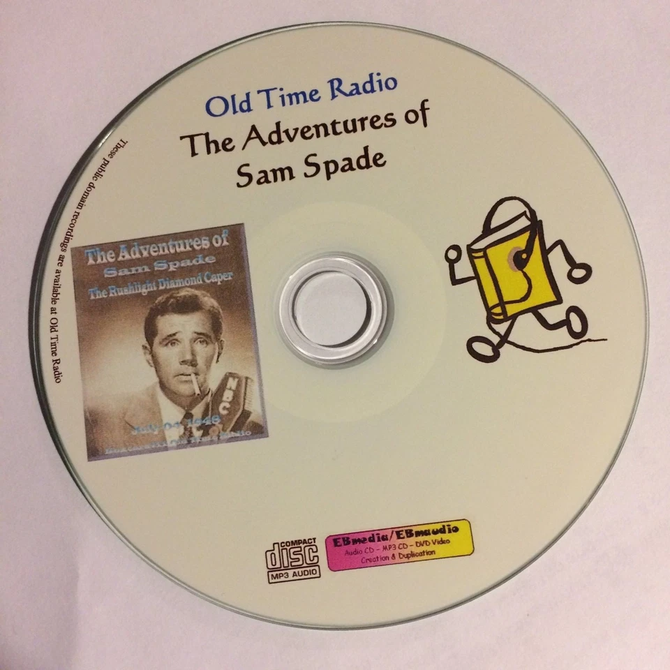 Sam Spade - 68 Detective Crime Radio shows OTR 30+hrs - Mp3 CD