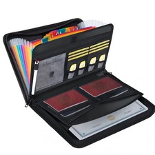 Fireproof Document Box Secure A4 Storage with Lock Portable File Organiser