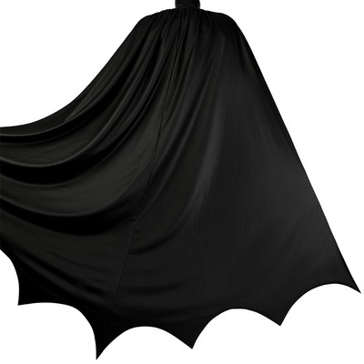 New Bruce Wayne Batman Cosplay Cape Michael Keaton Version Faux Leather Cloak