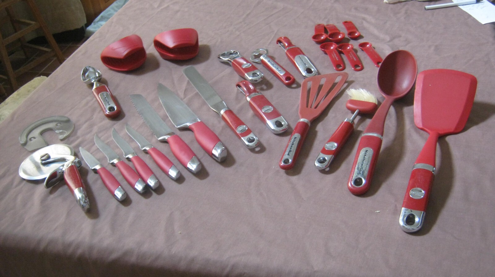 Red KitchenAid Knives PIZZA CUTTER ONLY eBay