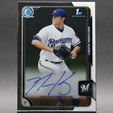 2015 Bowman Chrome Draft Autographs Nathan Kirby Rookie Card #BCA-AY 1st Auto