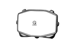 Coperchio dello strumento Carbonio per Suzuki GSX-R 1000 2017-