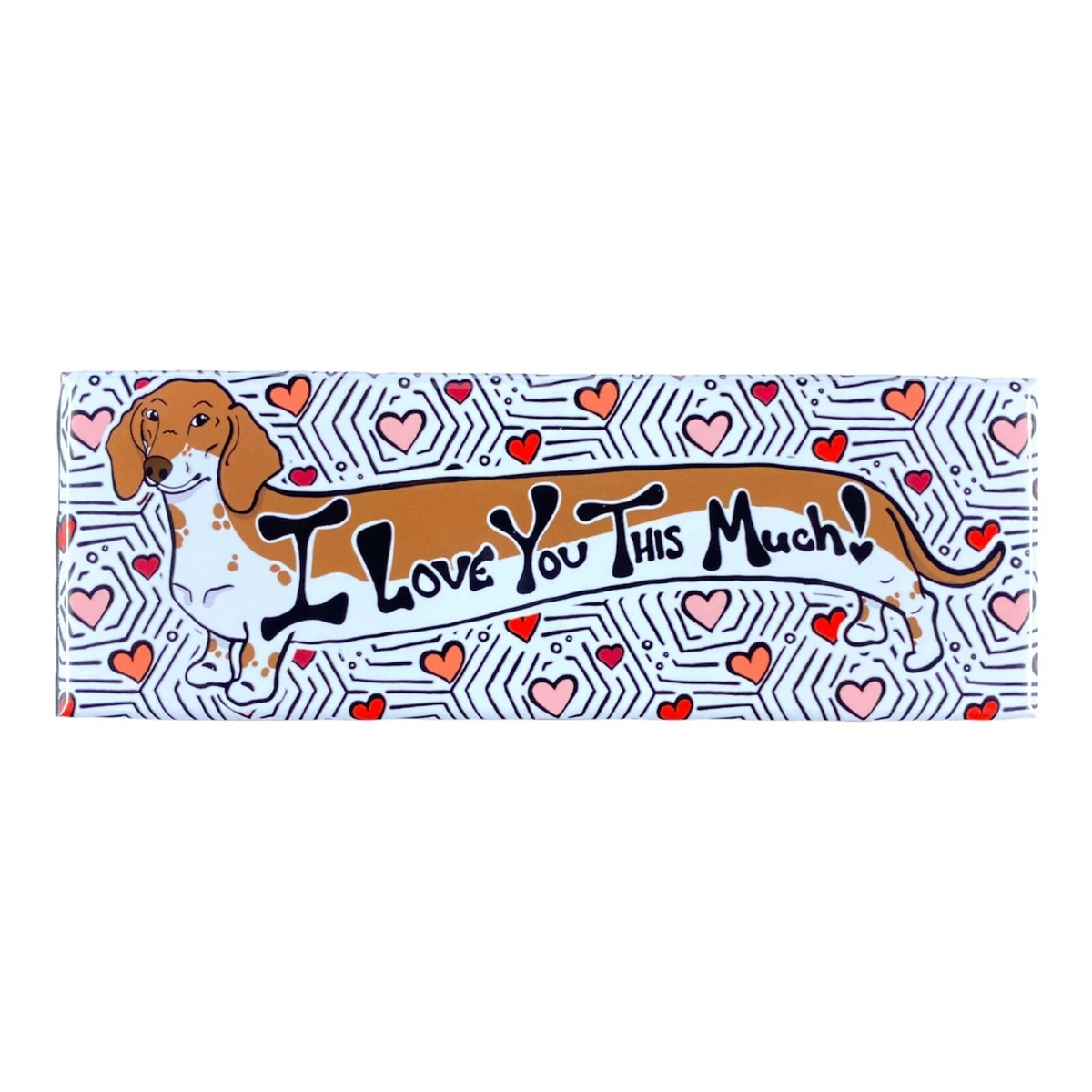 Piebald dachshund cheap gifts