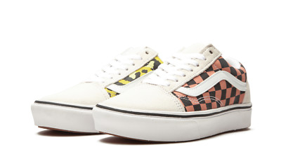 VANS COMFYCUSH OLD SKOOL CHECK LEOPARD UNISEX MEN SZ 6 / WOMEN SZ 7.5 SHOES NEW