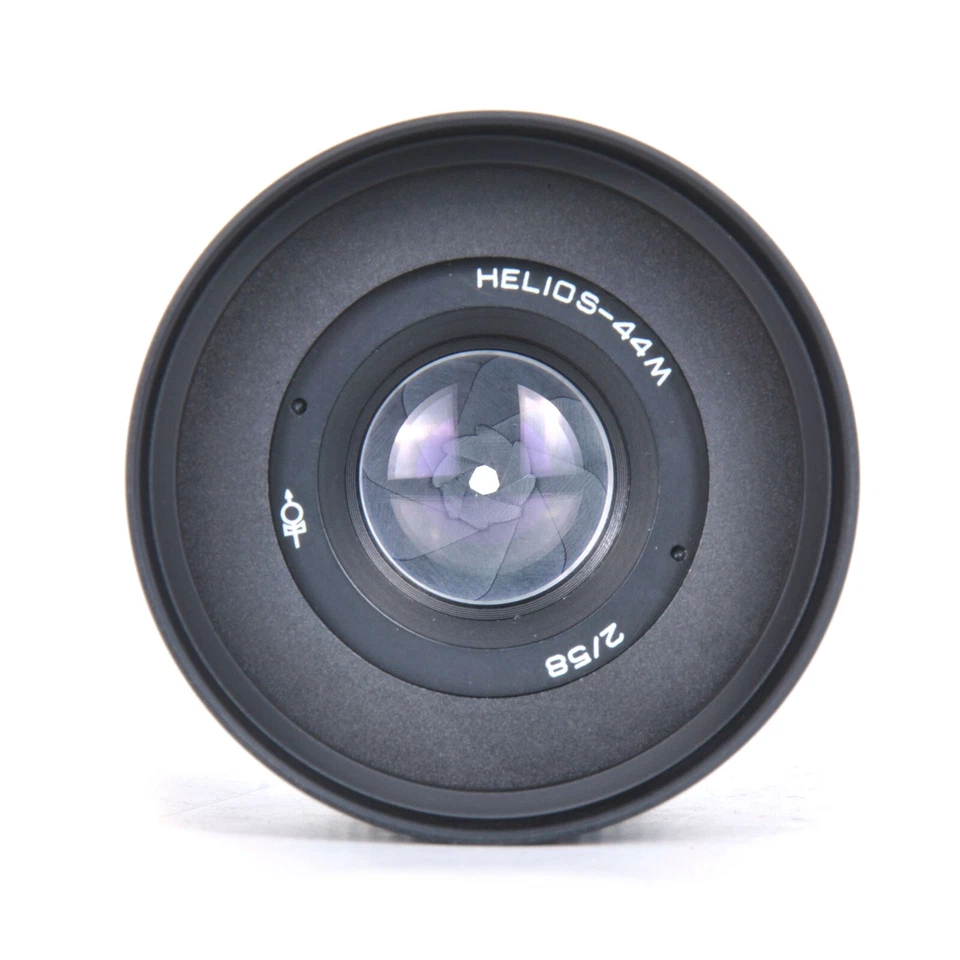 Helios 44 2/58 Prime Cine Mod Lens w/ Anamorphic Bokeh For Canon EF! 44M 58mm F2 - Image 3 of 4