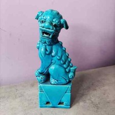 Cane Foo leone cinese vintage in porcellana 