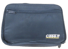CASE IT Cassette Tape Carrying Case Holds 16 boxed 24 unboxed NYLON ZIPPER