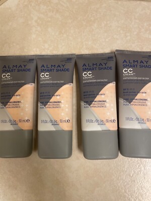 ALMAY SMART SHADE CC CREAM Complexion Corrector 200 LIGHT SPF 35 lot of 4