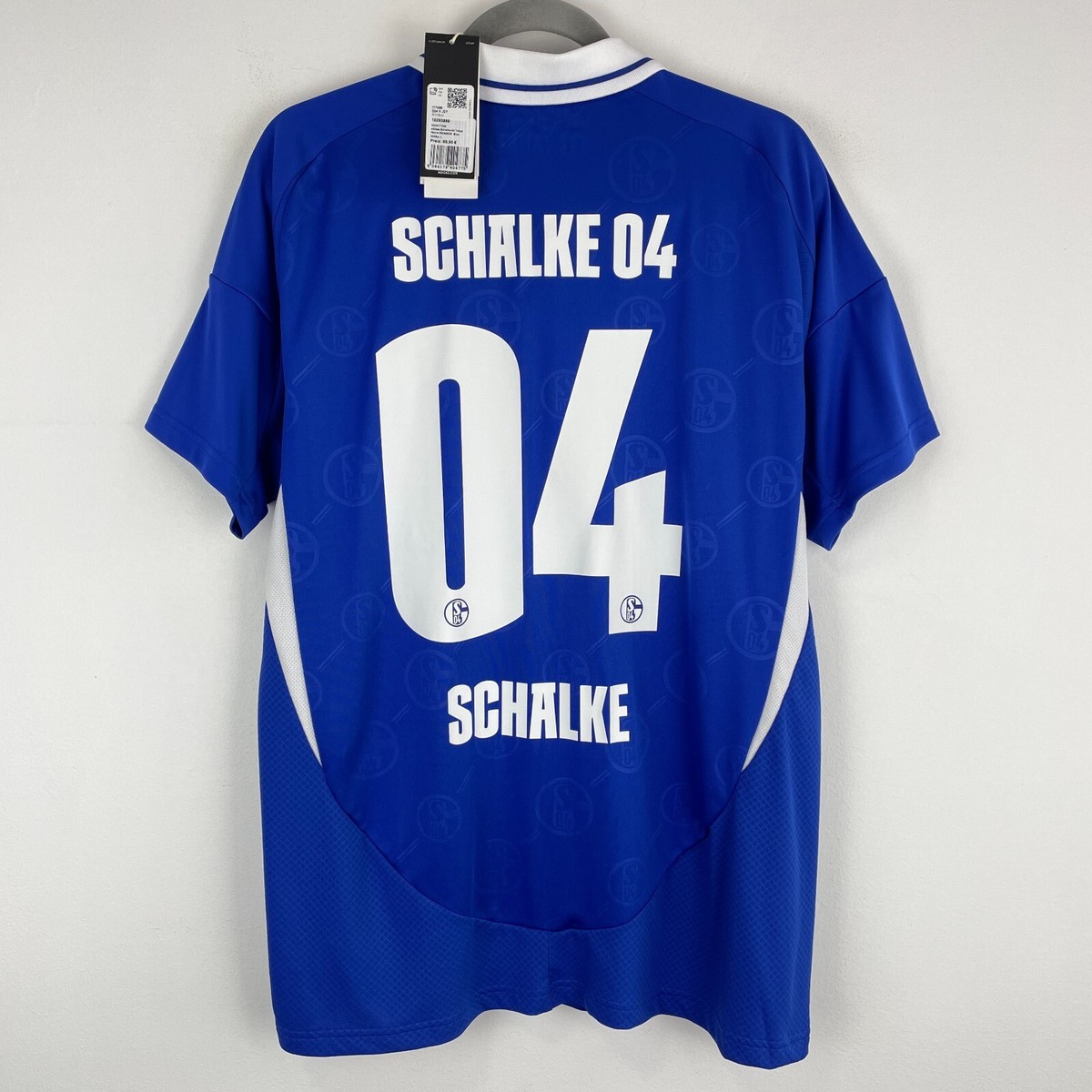 Schalke 04 2024/2025 Adidas Home Jersey Soccer Shirt Men's Size L
