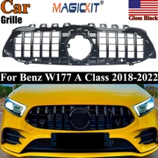 Panamericana Front Bumper Grille Gloss Black For Mercedes Benz W177 A200 2018-22