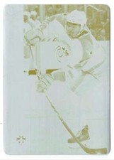 2015-16 UPPER DECK BLACK PRINTING PLATE 1/1 ALEXANDER BURMISTROV WINNIPEG JETS