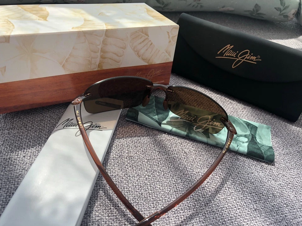 Maui Jim Sunglasses BREAKWALL Rootbeer POLARIZED HCL Bronze Sunglasses H422-26 - Image 4 of 4