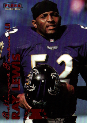 Ray Lewis, LB - Fleer/Skybox - Ravens, 1999 - #137 - A | eBay
