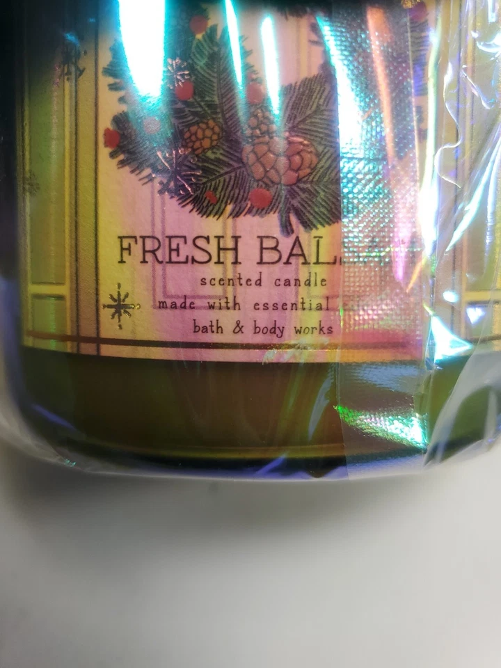 Bath & Body Works Holiday FRESH BALSAM Scented 3 Wick Candle Burns For 25-45 hrs - Image 4 of 4