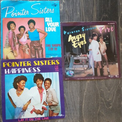 7'' Single Vinyl Sammlung  -      3 x Pointer Sisters       -  sehr guter Zustand