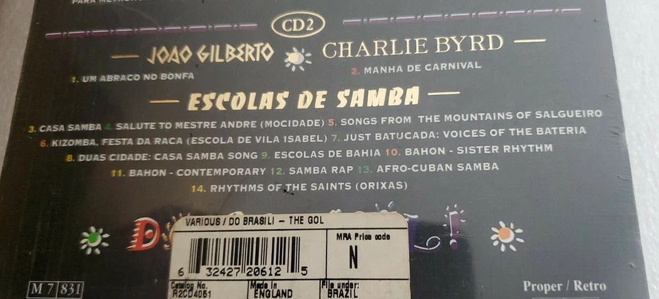 Do Brasil!-Gold Collection 2 CD SET. IMPORT. Various Artist.New & FACTORY SEALED - Image 4 of 4