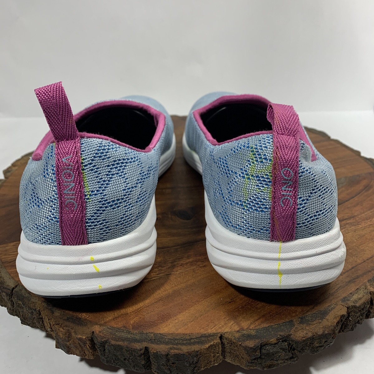 Vionic AMS Men\'s Slip-On Low Top Athletic Sneaker Pink/Blue/Gray 331HYDRA Vionic Women main image 3