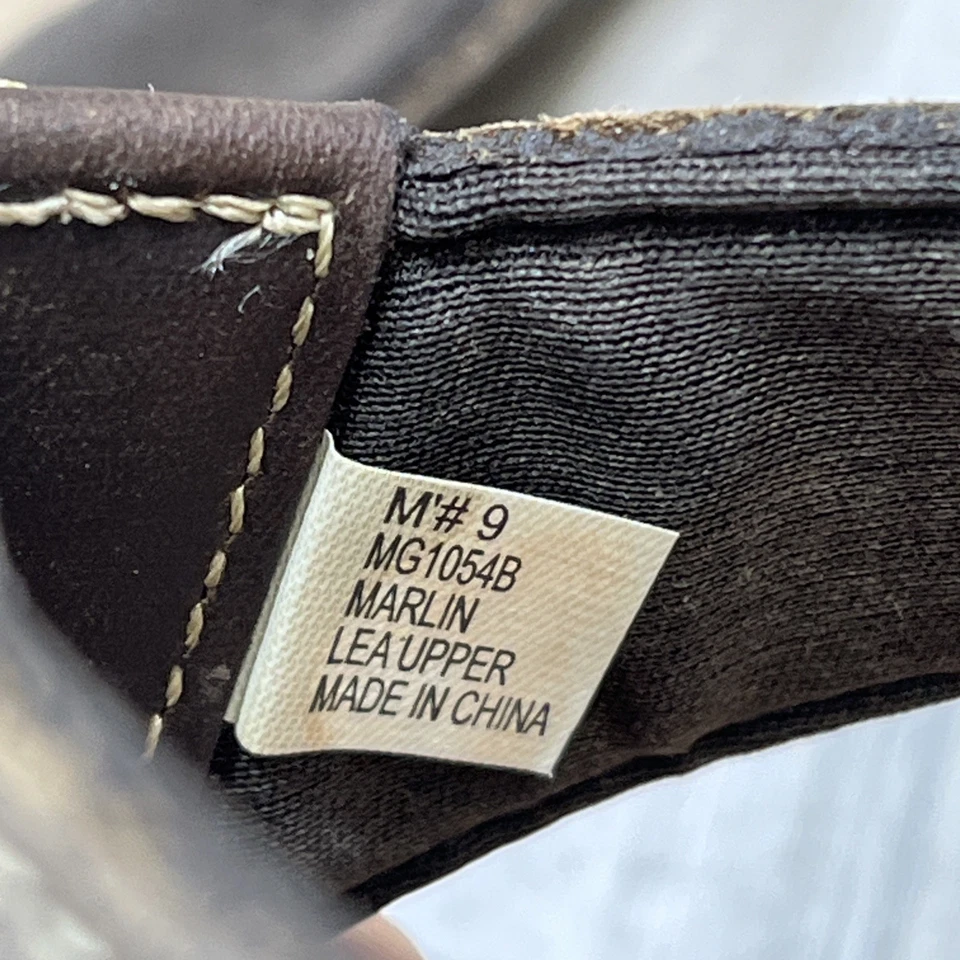 Margaritaville Shoes Mens Sz 9 Marlin Flip Flop Sandals Leather Upper Beach. OSR - Image 4 of 4