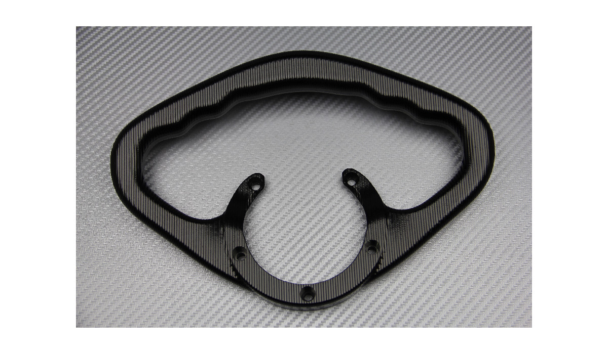 Poignée passager alu fixation réservoir Noir Pour YAMAHA FZR 1000 1989-95 moto
