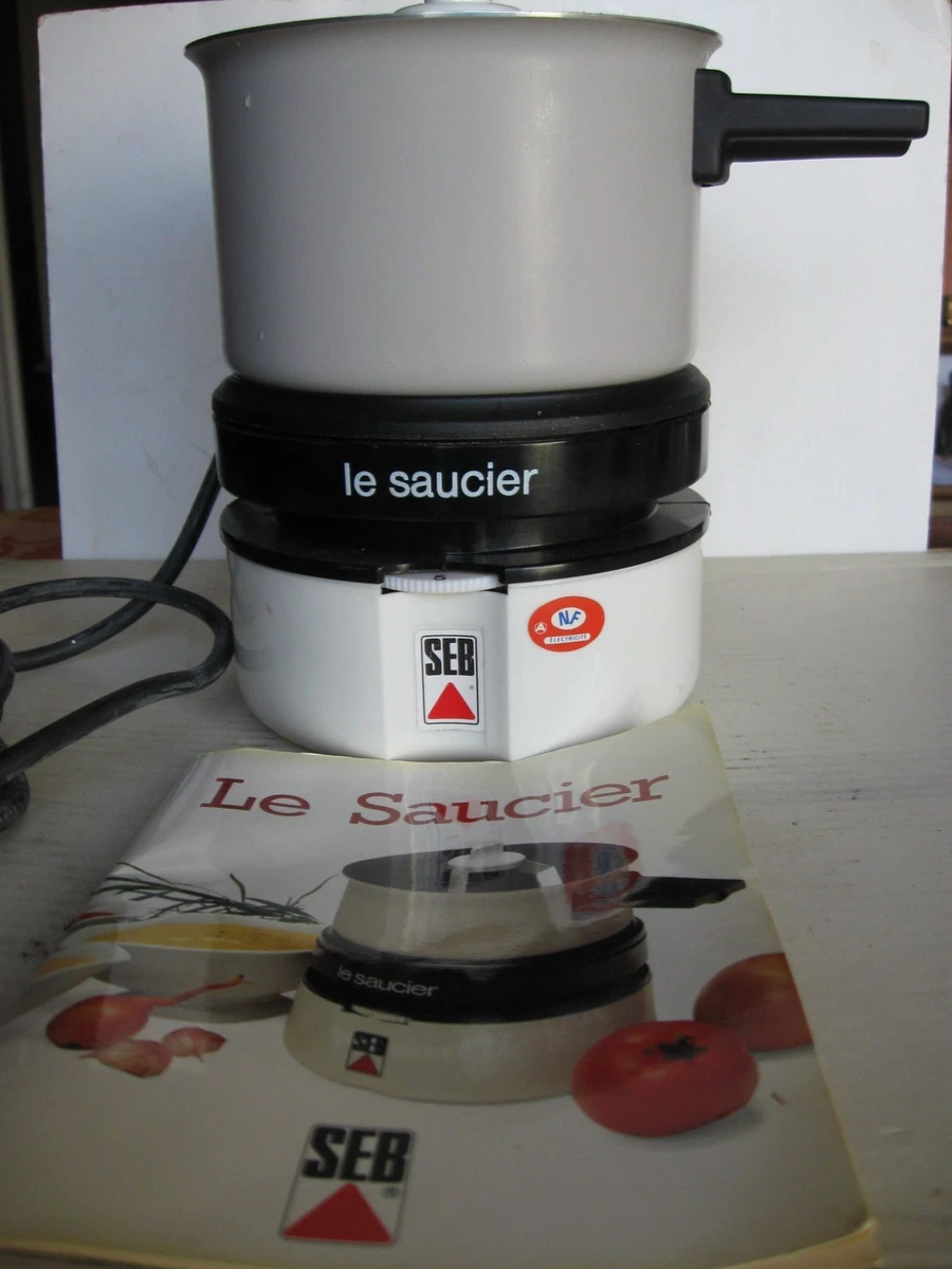 Saucier électronique SEB En Bon État + livre de recettes Ref
