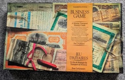Vintage Waddingtons Planspiel Ein Bergbautransport Strategie Brettspiel
