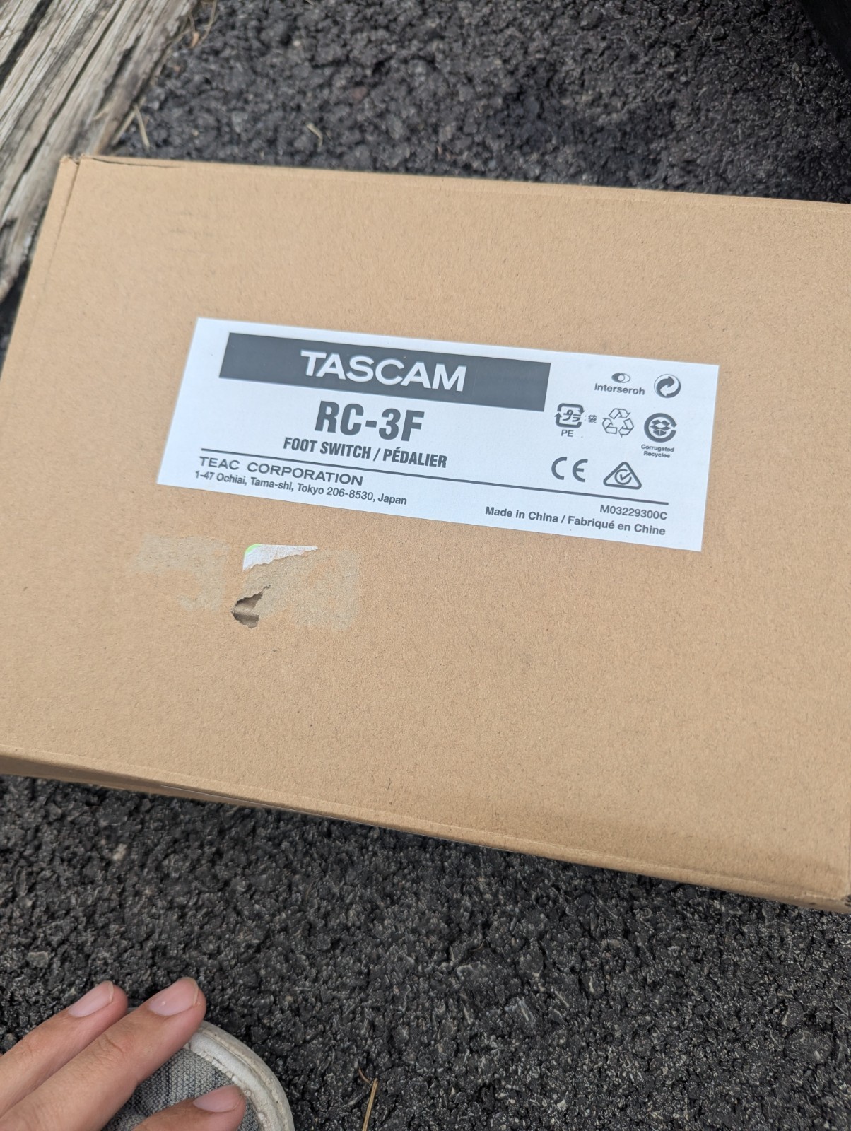 Tascam RC-3F Foot Switch