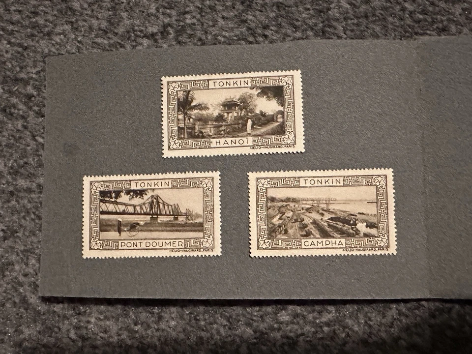 RARO COCHINCHINE VIETNAM INDOCHINA TURISMO CENICIENTA CARTEL SELLOS FOLLETO Foto 2 de 4