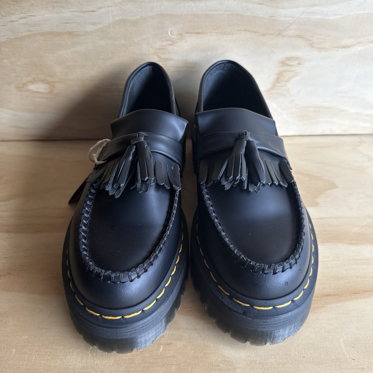 Doc Martens Adrian Quad Women's 8 Black Leather Slip On