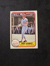 ⚾1981 Fleer #5A Mike Schmidt M.V.P.⚾Near Mint or Better⚾