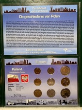 Littleton World Coin Set - Poland 9 coins with card