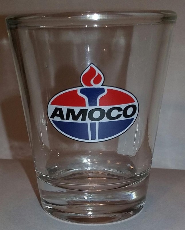 Amoco Gasoline 1/2 oz. Shot Glass #1