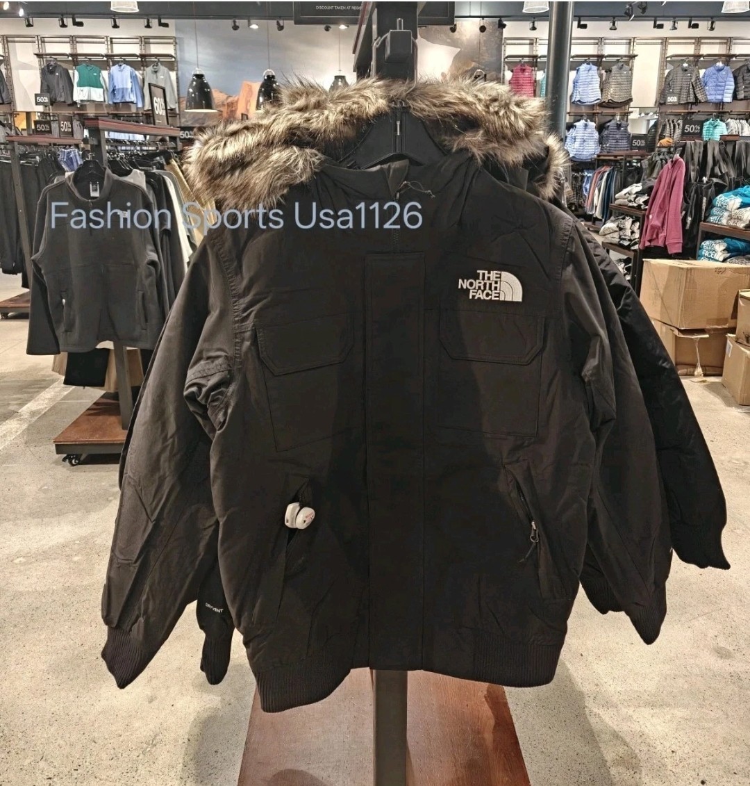 The North Face McMurdo Bomber Jacket Mens  size TNF Black NF0A5GD9JK3 NEW $350