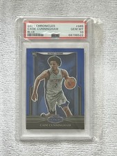2021-22 Panini Chronicles Honors Blue /99 Cade Cunningham #685 Rookie PSA 10
