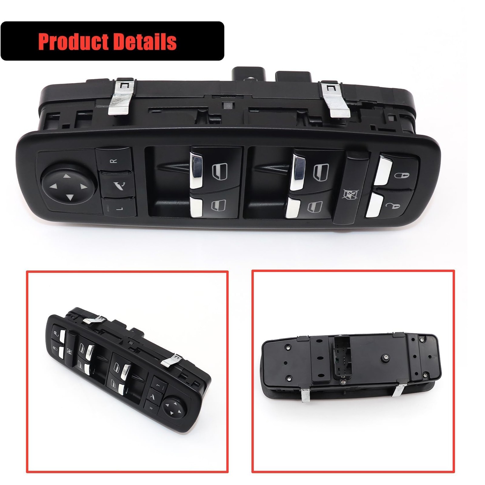 Power Window Switch for Maserati Ghibli, Quattroporte 20142018  3 Pins
