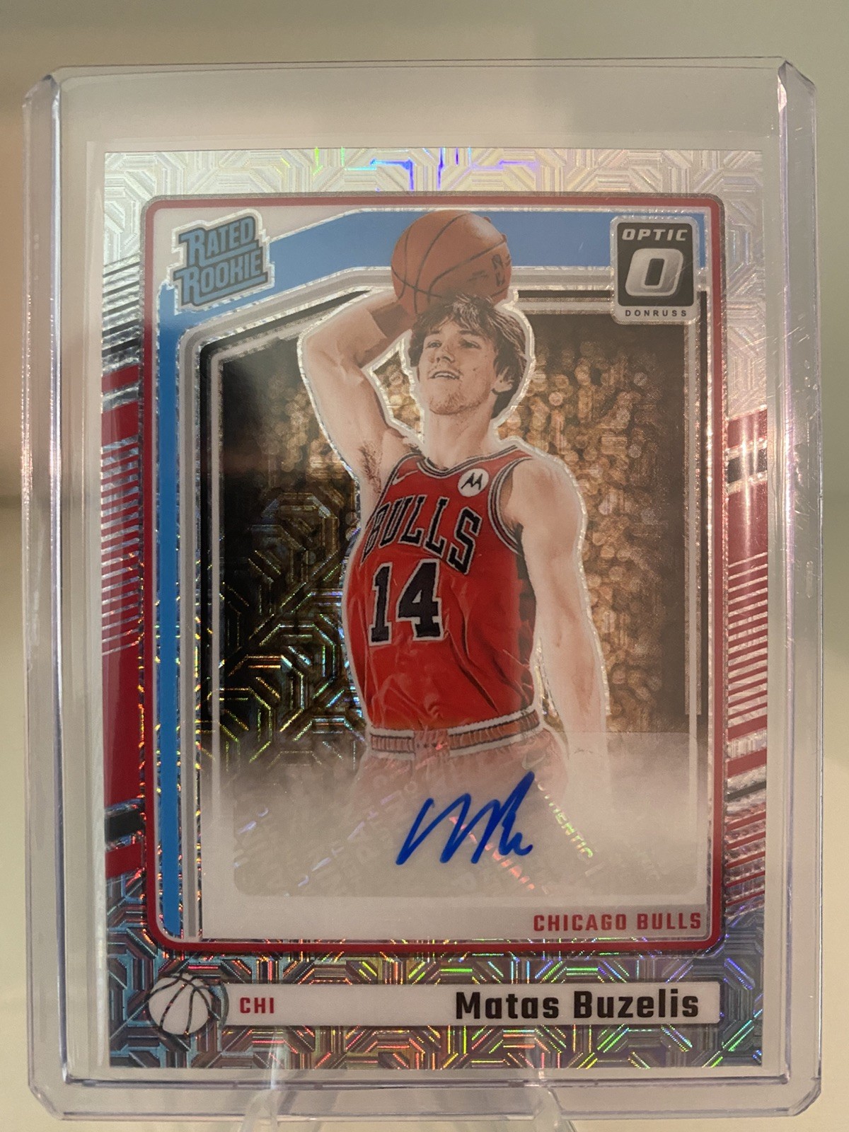 2024 Panini Donruss Optic Choice Rated Rookie Auto MATAS BUZELIS Bulls RC SP CP1