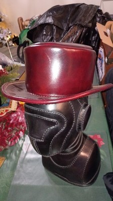 Top Hat 1935 Leather Handmade , High Quality , Large