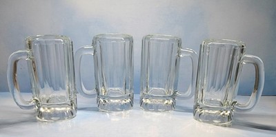 Libbey HEIDELBERG Set of Weighty Beer, Ale or Root Beer Float Mugs, 10 oz.