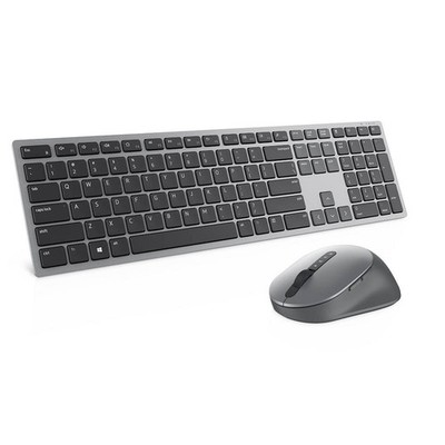 DELL Premier Multi-Device Tastatur-Maus-Set kabellos grau, schwarz