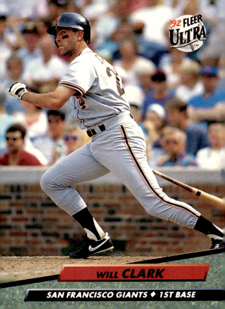 1992 Ultra #287 Will Clark