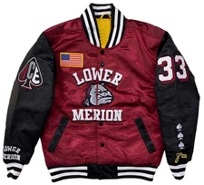 Custom Varsity Jackets Personalized Jackets Embroidered Satin Letterman Jacket