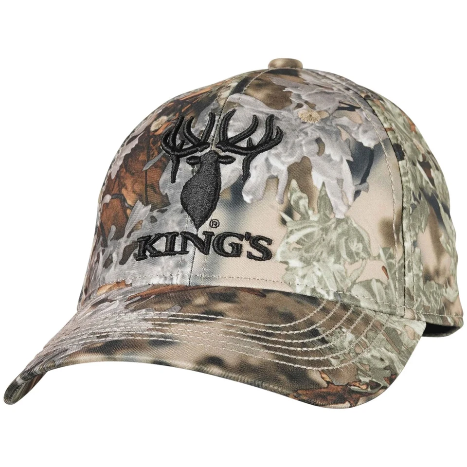 KINGS CAMO KING'S CAMO Unisex Hunter Series Embroidered Logo Low-Profile Snapback Hat, OSFA
