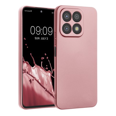 Handyhülle für Honor X8a Silikon Case metallisch smartphone backcover zubehör