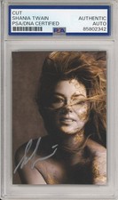 Shania Twain SIGNED AUTOGRAPH Album Art Card Picture Photograph PSA DNA COA
